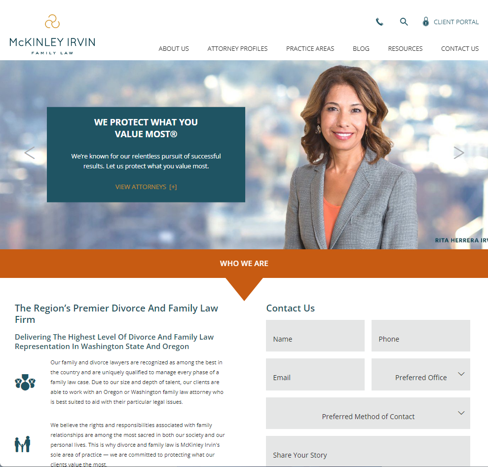 McKinley Irvin Family Law